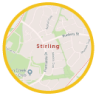Map of Stirling, ACT