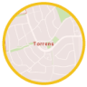 Map of Torrens, ACT